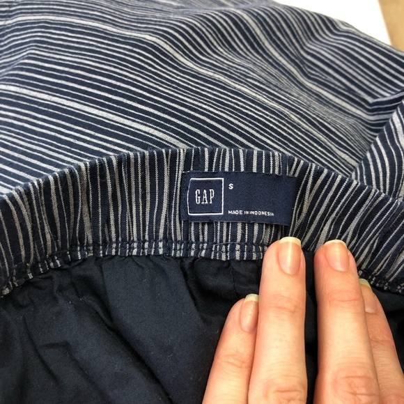 GAP cotton and linen blend striped mini skirt - Picture 3 of 7